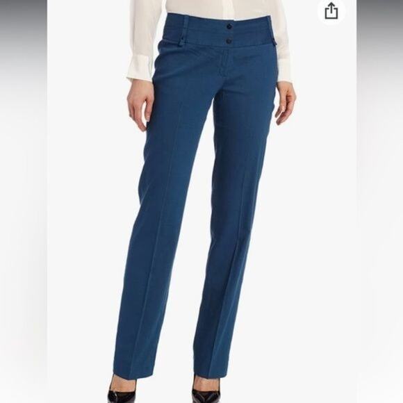 NWT Elie Tahari Stretch Linen Blend Etta Pant Size 14 - Picture 4 of 13